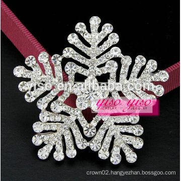 ever faith snowflake crystal brooch